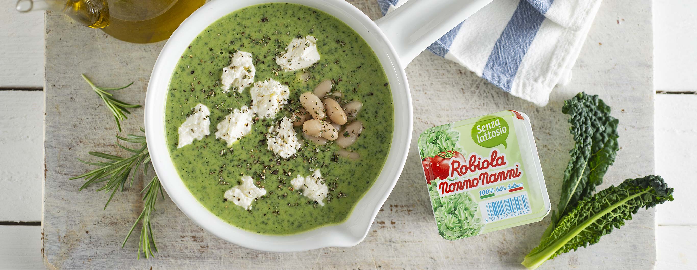 Vellutata di cannellini e cavolo nero con Robiola senza ...