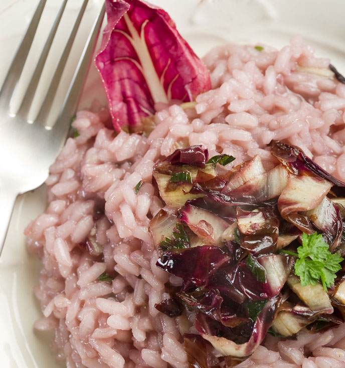 Risotto con radicchio e Squaquerello Nonno Nanni
