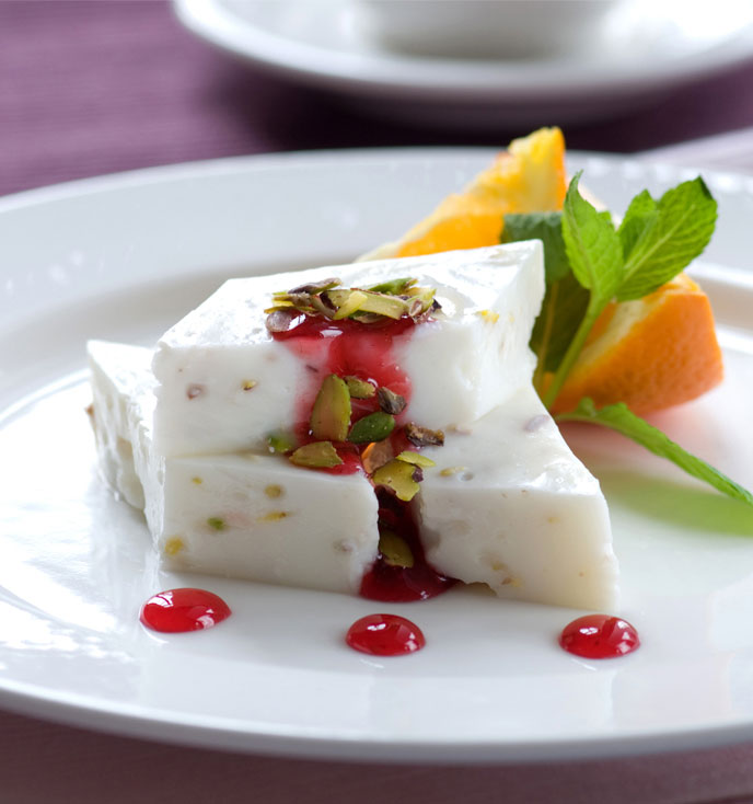 Semifreddo (ice-cream cake) with Nonno Nanni Ricotta