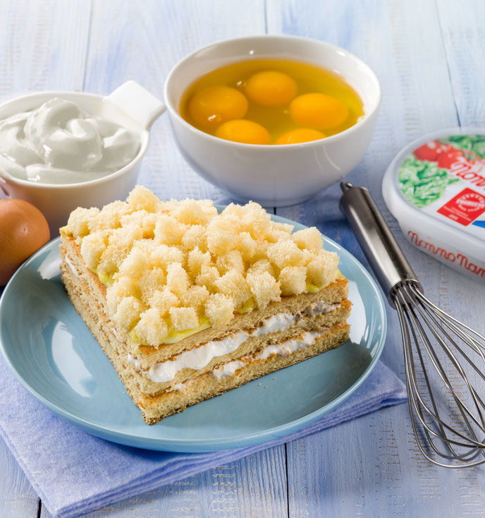 Torta Mimosa con il Fresco Spalmabile