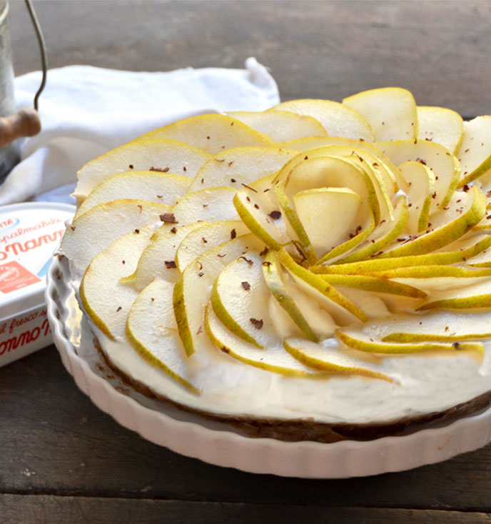 Torta Pere e Cioccolato con Fresco Spalmabile